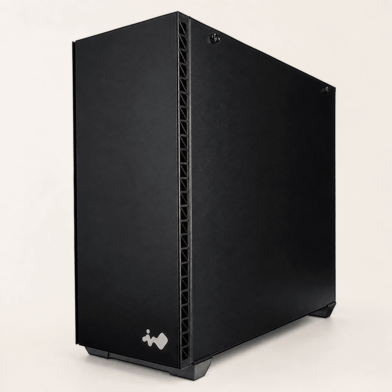Черный корпус InWin 216 с закрытой боковой панелью