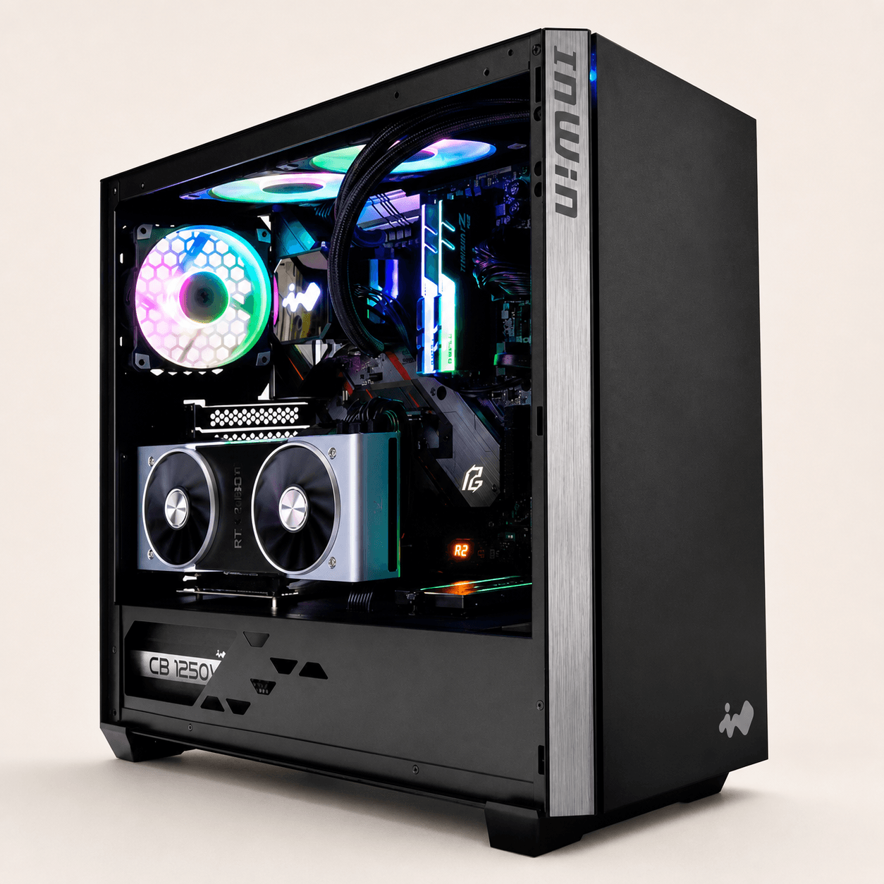 Корпус InWin 216 с закаленным стеклом и RGB-подсветкой
