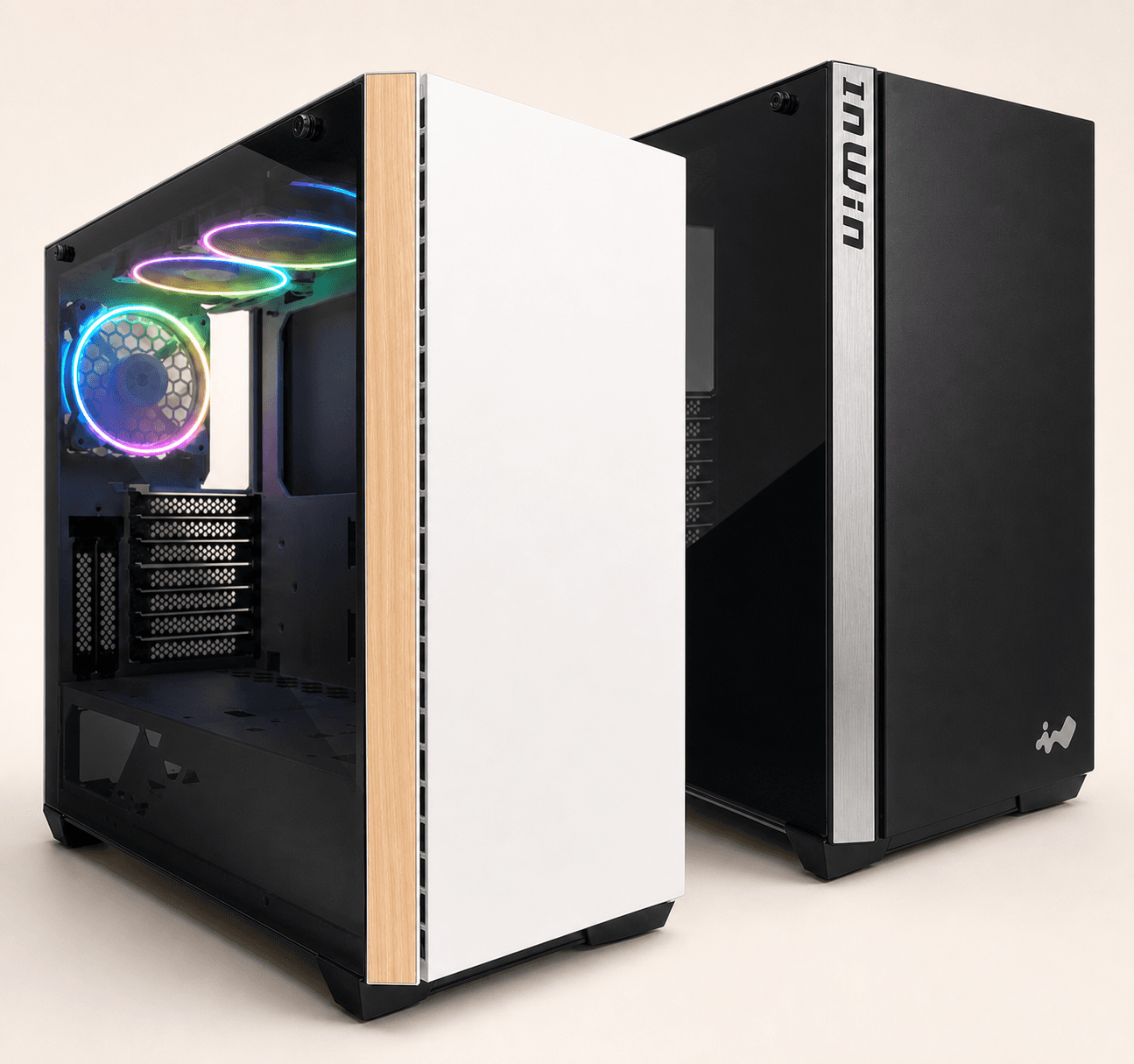 InWin 216 в черном и белом исполнении