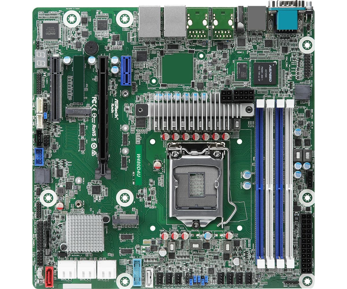 ASRock Rack W480D4U — фото 1