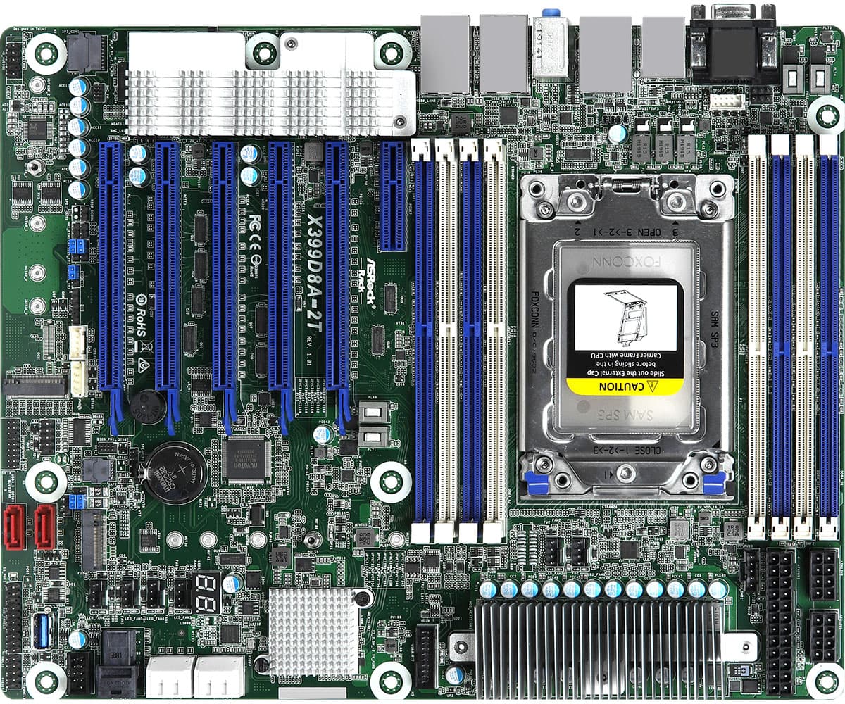 ASRock Rack X399D8A-2T — фото 1