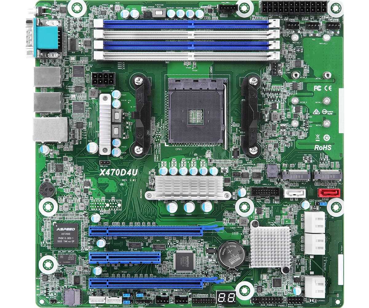 ASRock Rack X470D4U — фото 1