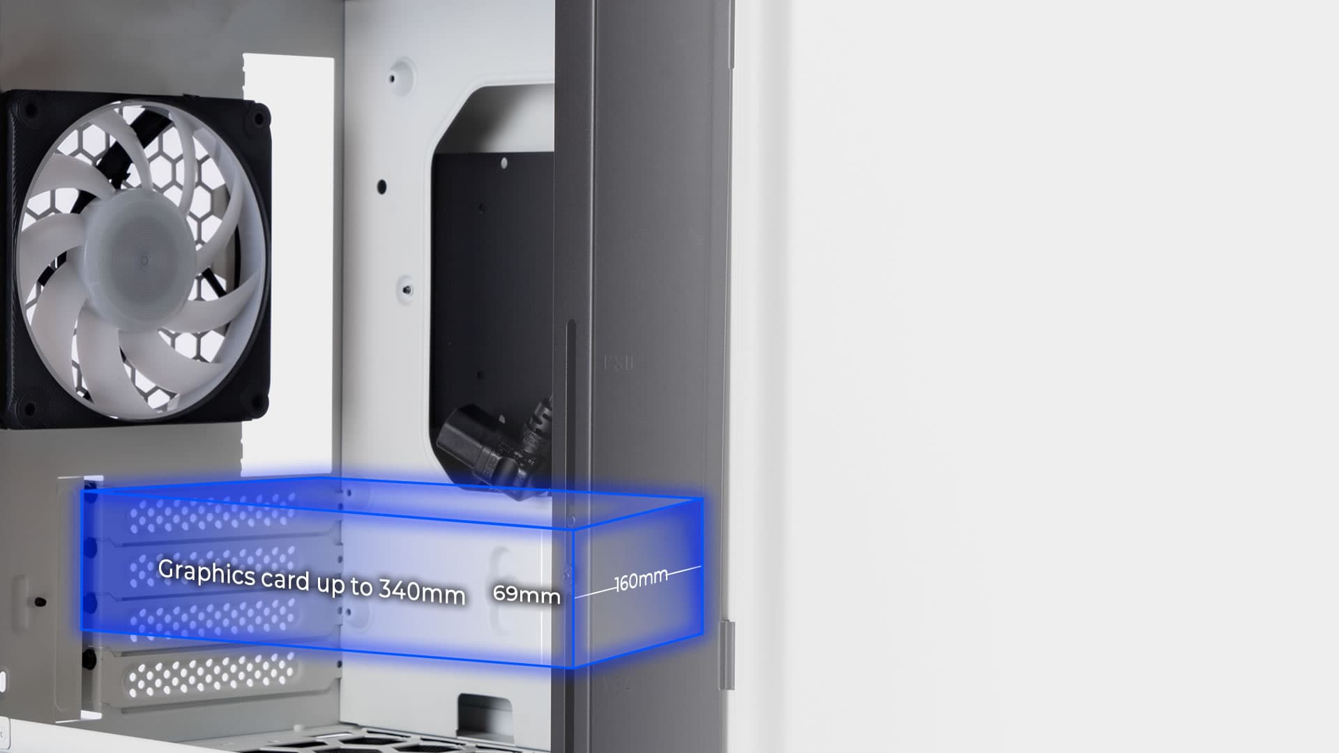 Иллюстрация компоновки охлаждения InWin A3