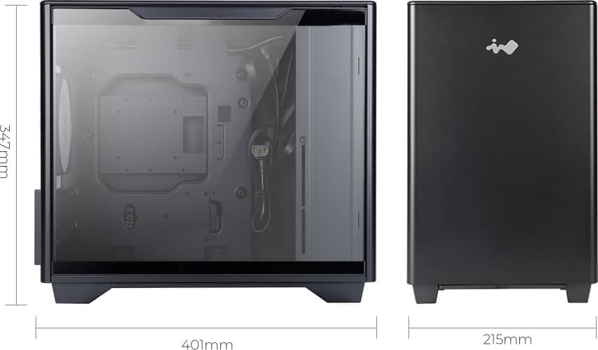 Размеры InWin A3 — чёрный