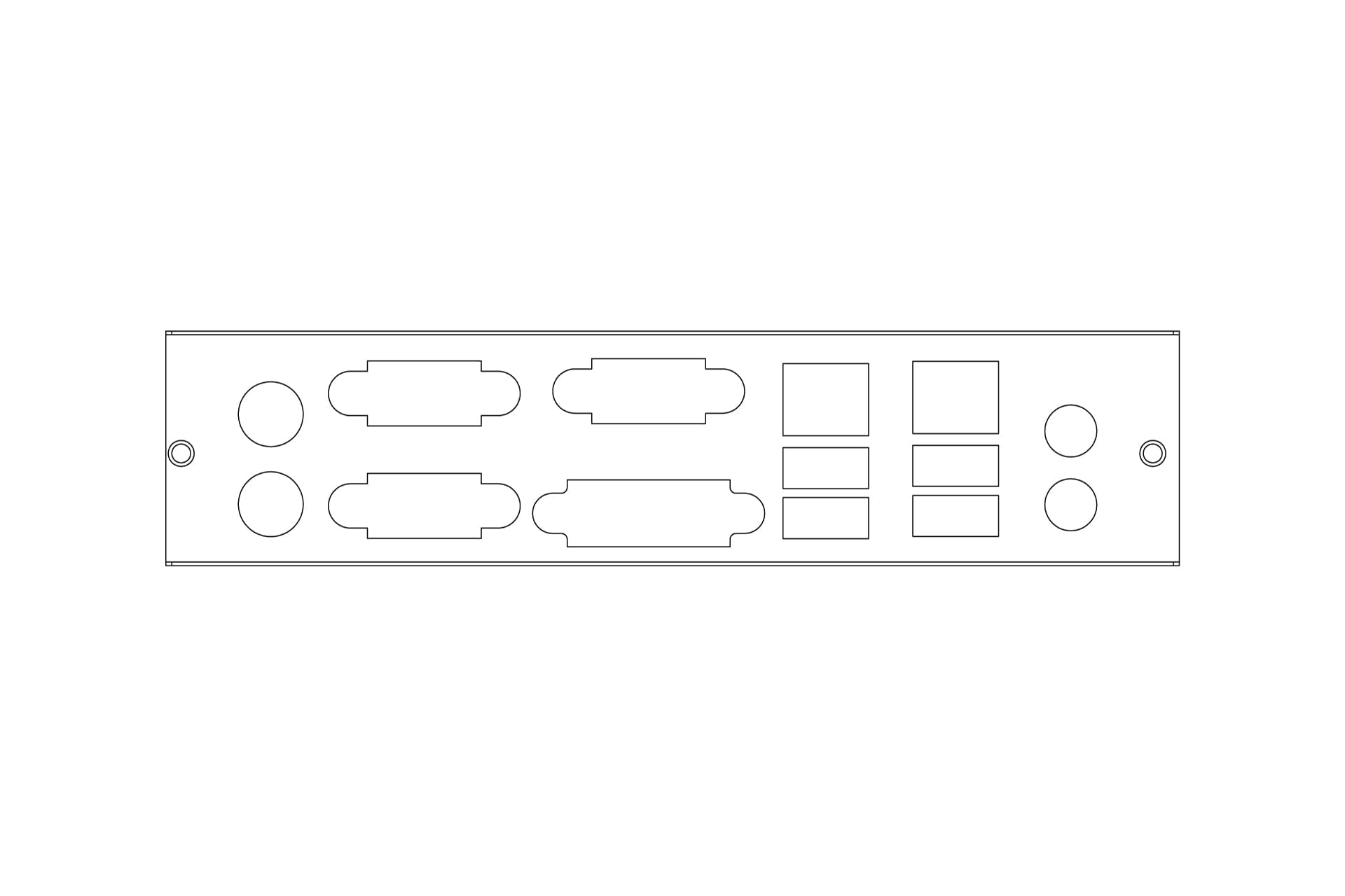 Back I/O Shield Plate 2RAVIQ037800
