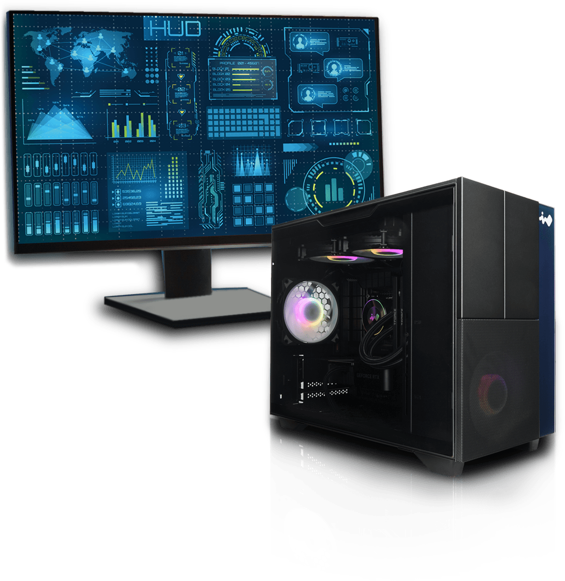 Возможности установки компонентов в InWin F3