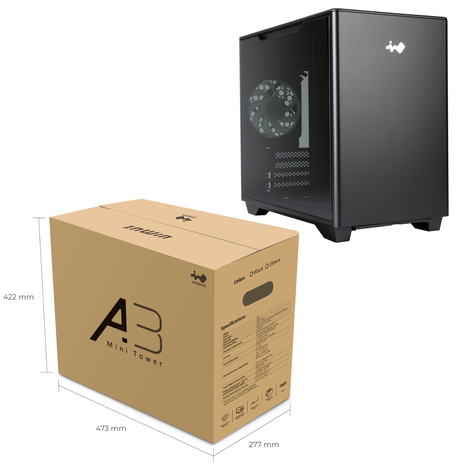 InWin A3, чёрный — фото 11