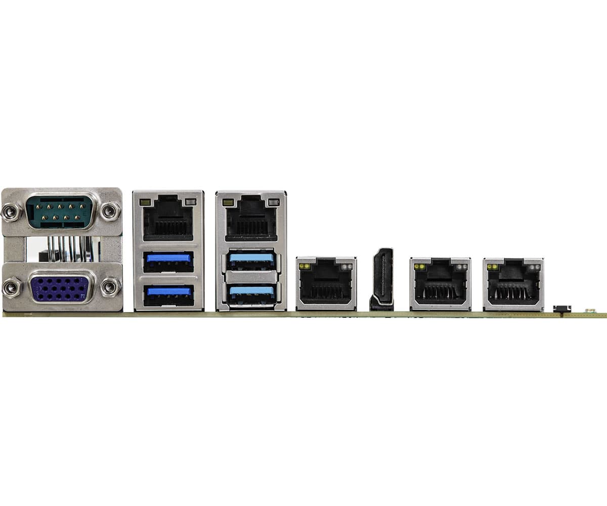 Накопители и задняя панель ASRock Rack B550D4-4L
