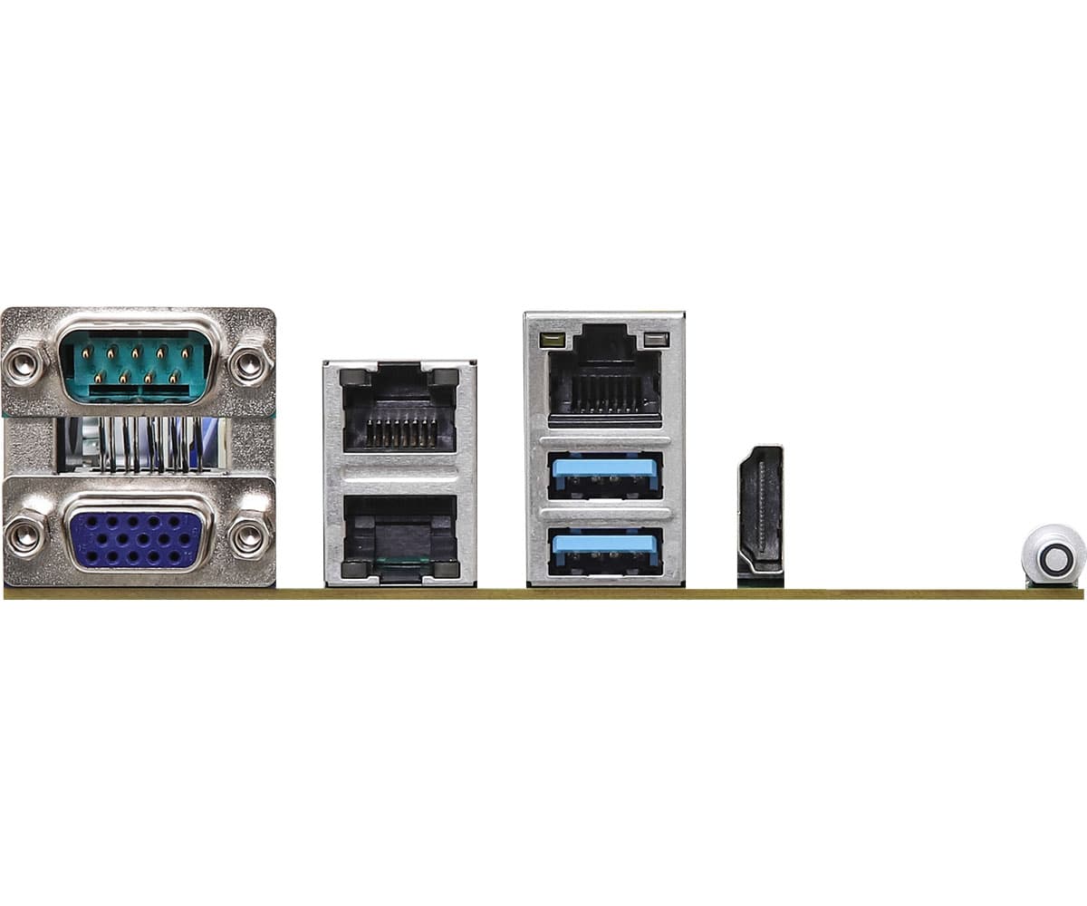 Накопители и задняя панель ASRock Rack B550D4U