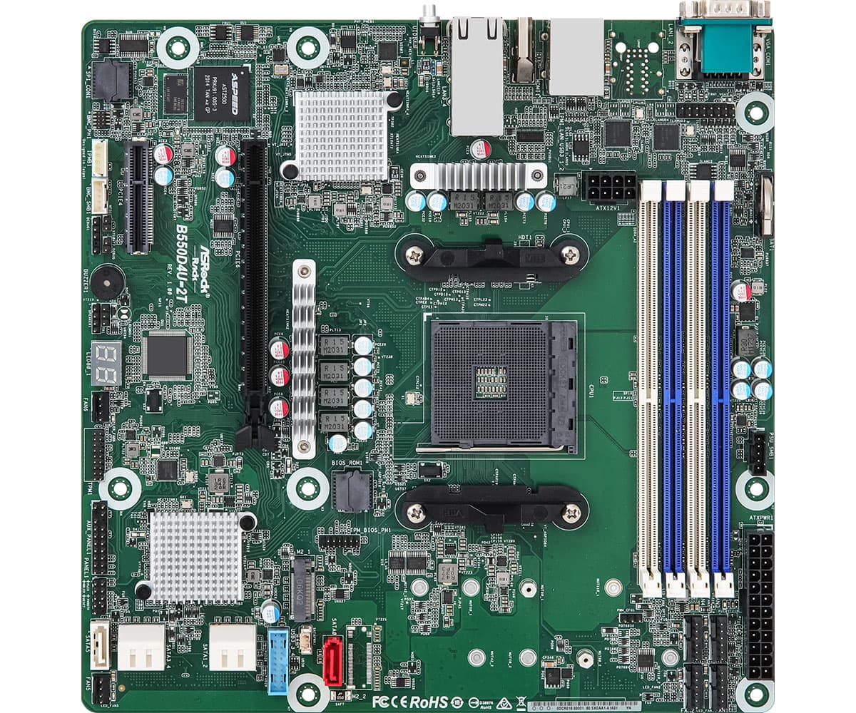 ASRock Rack B550D4U-2T