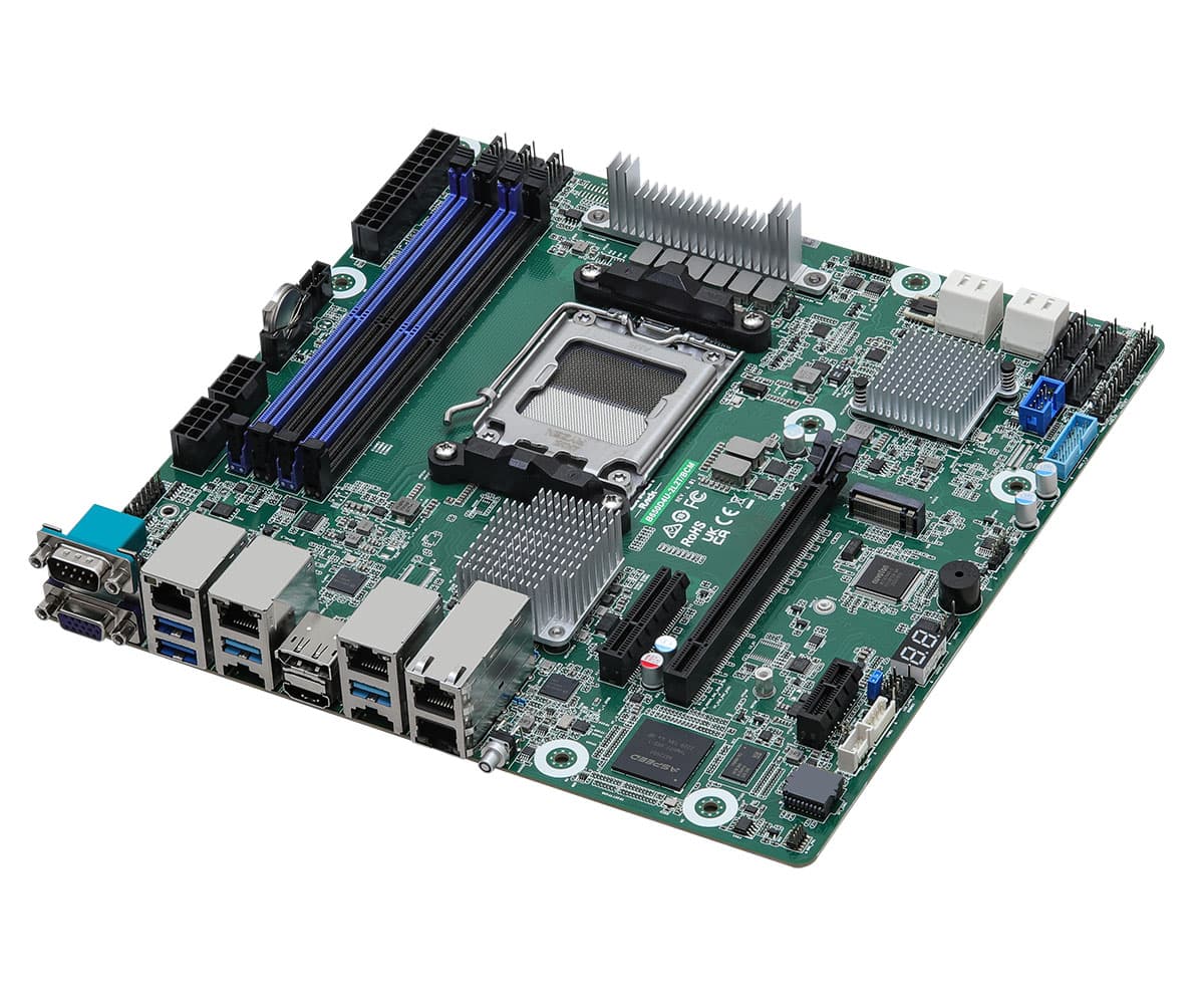 Внутренняя компоновка ASRock Rack B650D4U-2L2T/BCM
