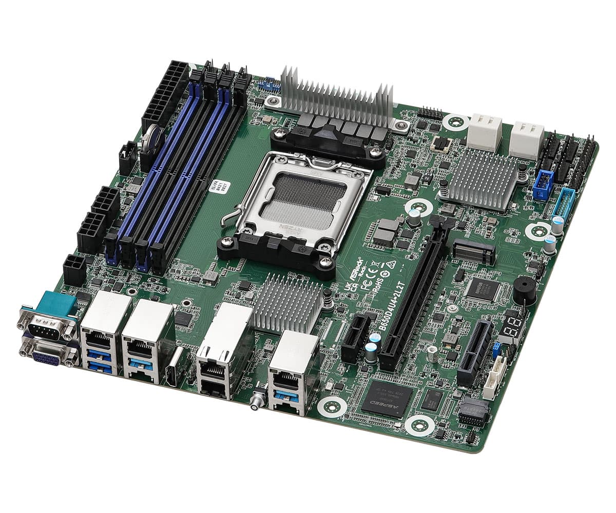 Внутренняя компоновка ASRock Rack B650D4U4-2L2T