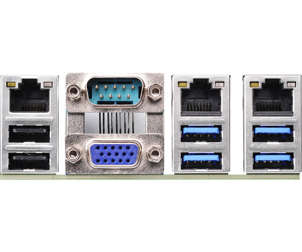Слоты GPU и расширения ASRock Rack E3C232D2I