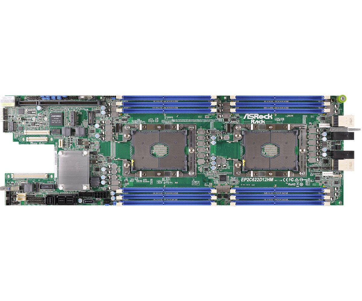 серверная материнская плата ASRock Rack EP2C622D12HM
