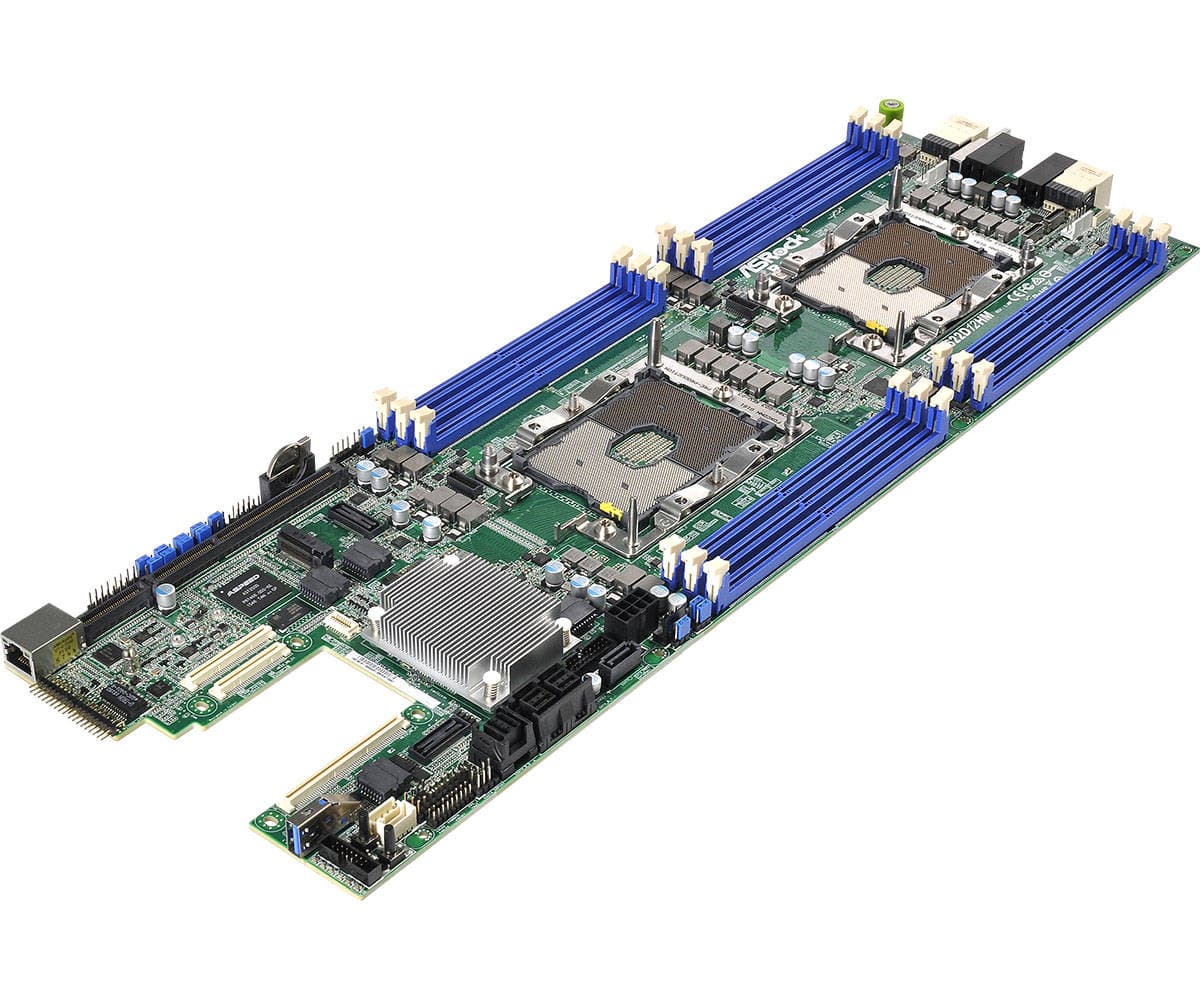 Внутренняя компоновка ASRock Rack EP2C622D12HM
