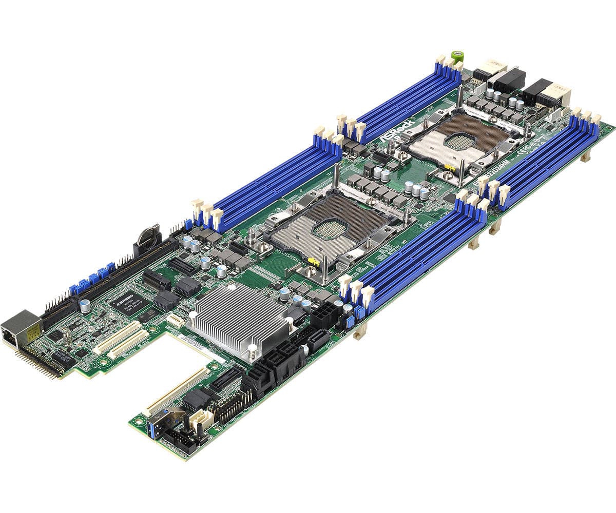Внутренняя компоновка ASRock Rack EP2C622D24HM