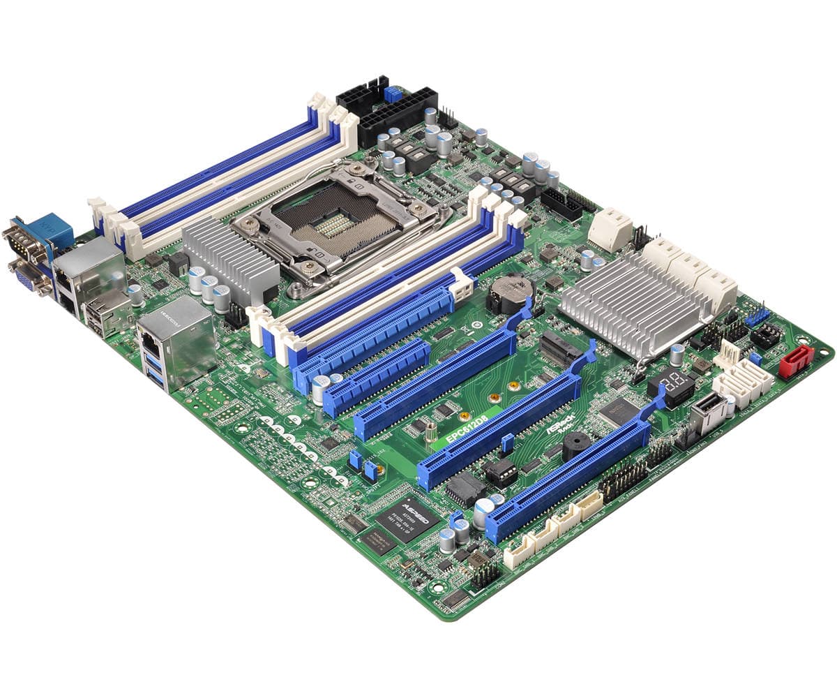 Внутренняя компоновка ASRock Rack EPC612D8