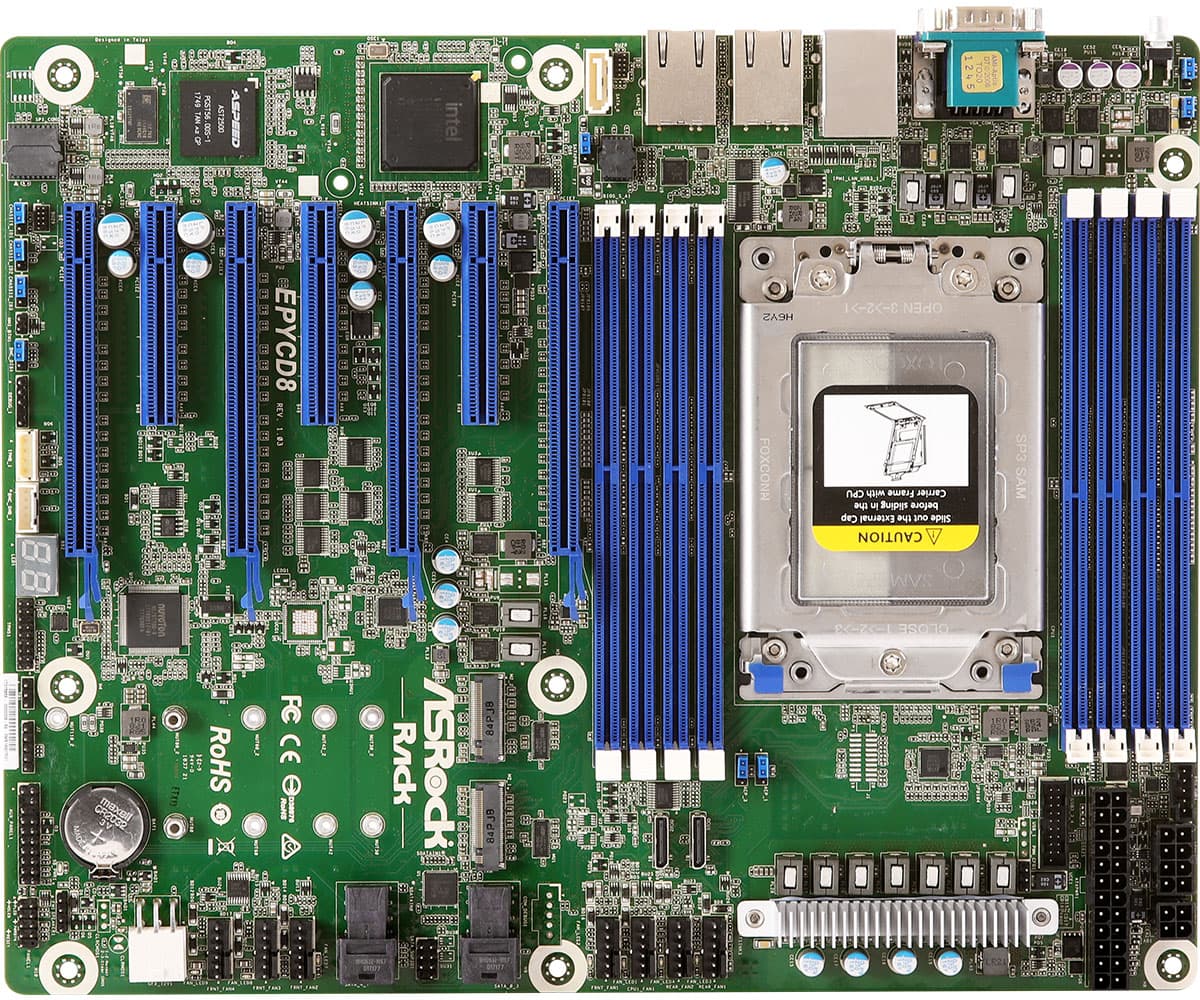серверная материнская плата ASRock Rack EPYCD8