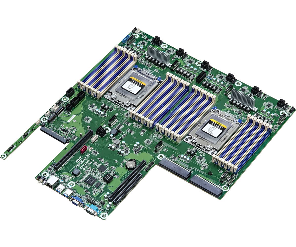 Внутренняя компоновка ASRock Rack ROME2D32LM3