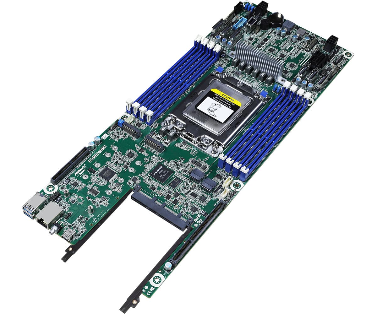 Внутренняя компоновка ASRock Rack ROMED8HM3