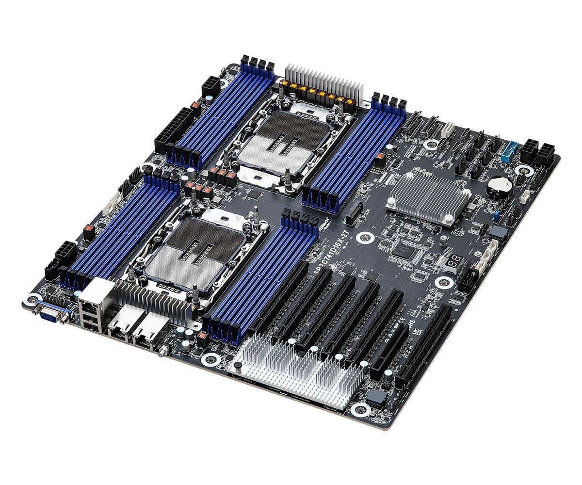 Внутренняя компоновка ASRock Rack SP2C741D16X-2T