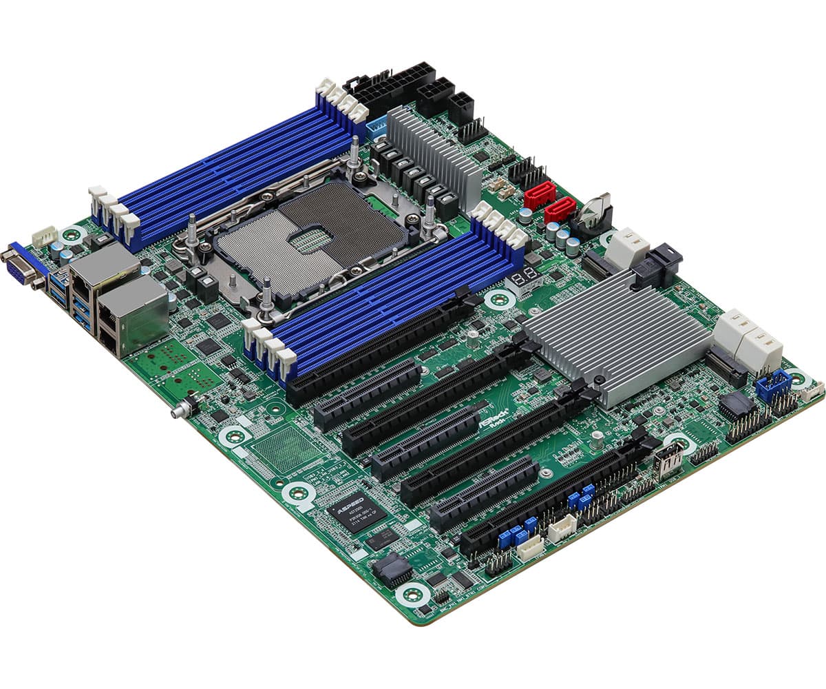 Внутренняя компоновка ASRock Rack SPC621D8