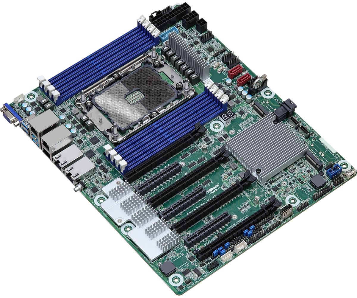 Внутренняя компоновка ASRock Rack SPC621D8-2L2T