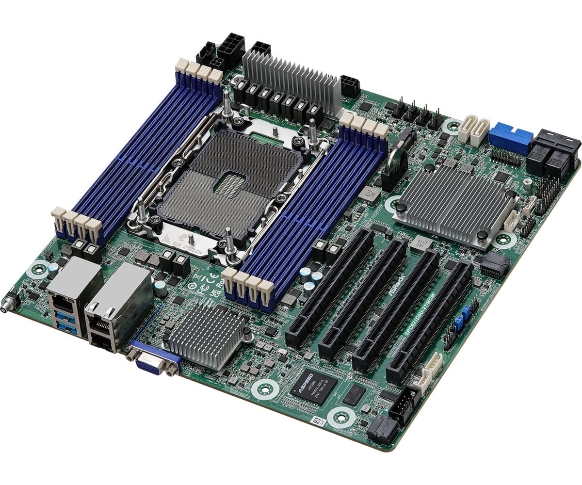 Внутренняя компоновка ASRock Rack SPC621D8U-2T/BCM