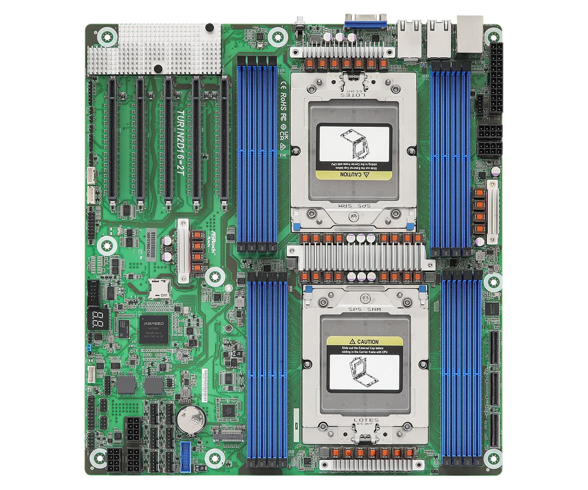 серверная материнская плата ASRock Rack TURIN2D16-2T