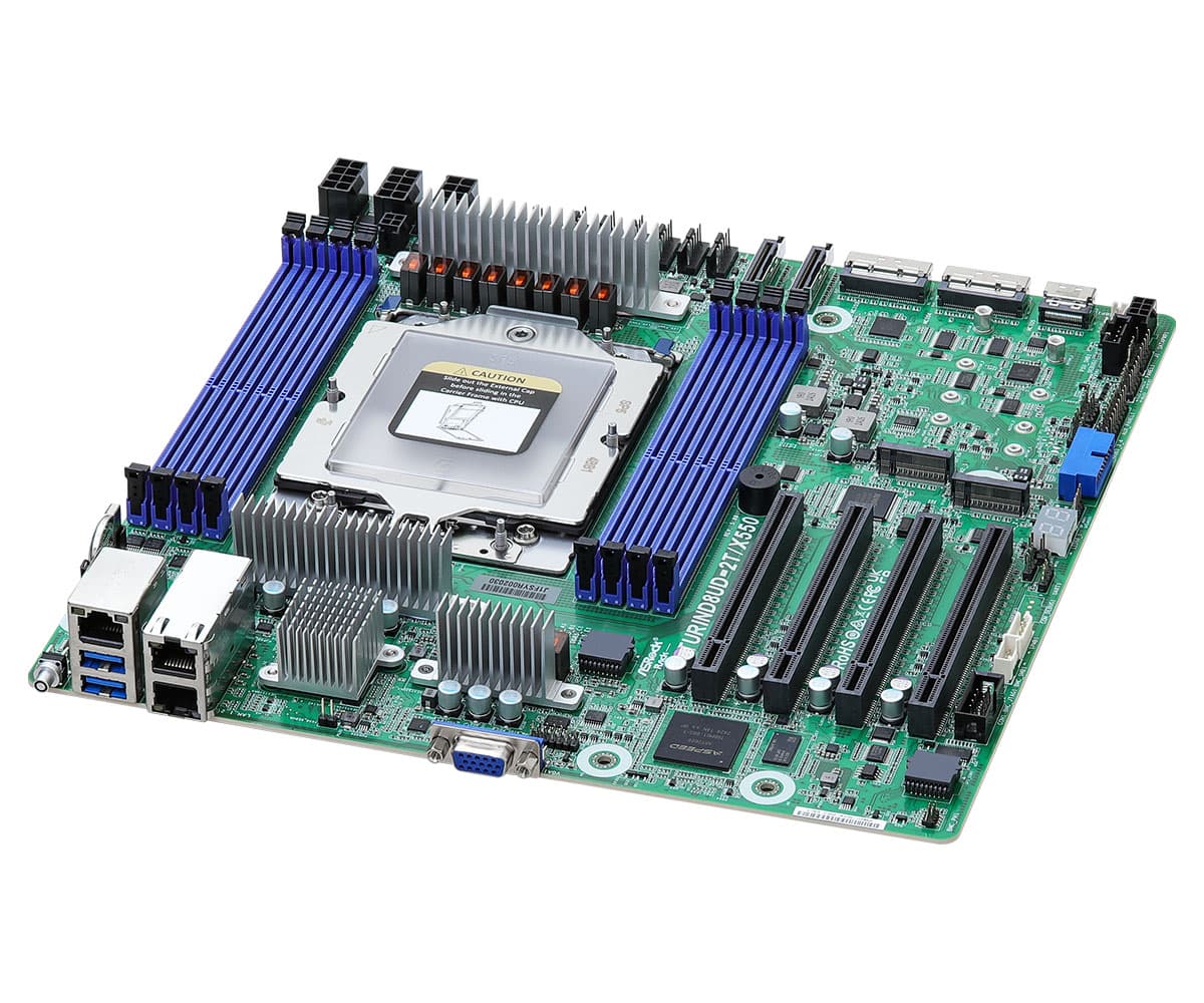 Внутренняя компоновка ASRock Rack TURIND8UD-2T/X550