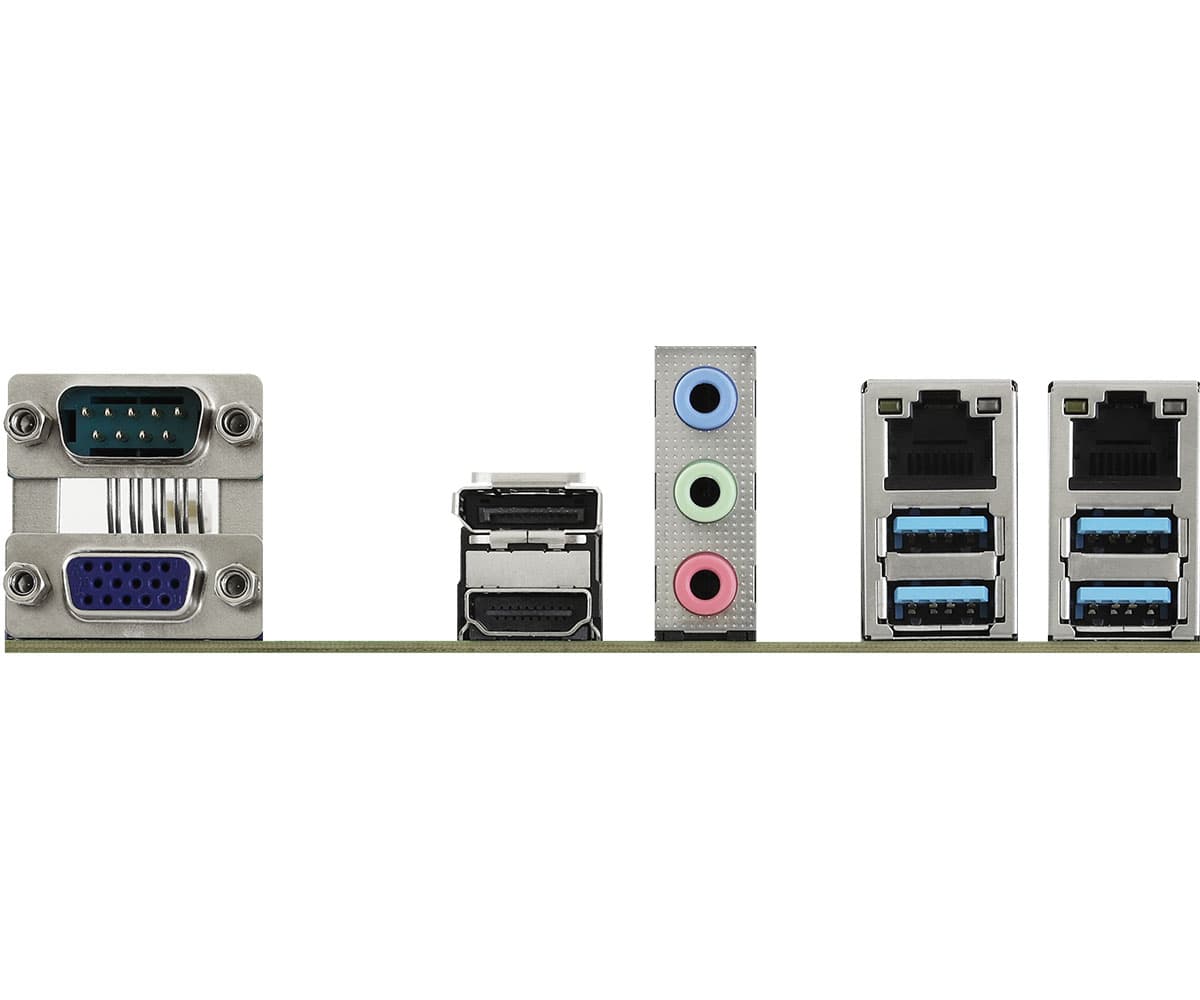 Накопители и задняя панель ASRock Rack W480M WS