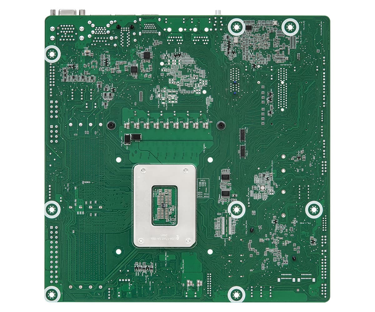 Слоты GPU и расширения ASRock Rack W680D4U