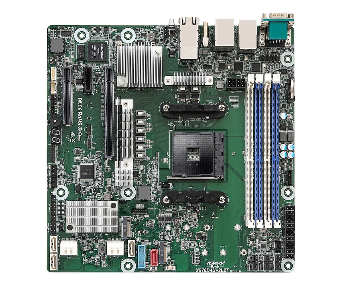 серверная материнская плата ASRock Rack X570D4U-2L2T