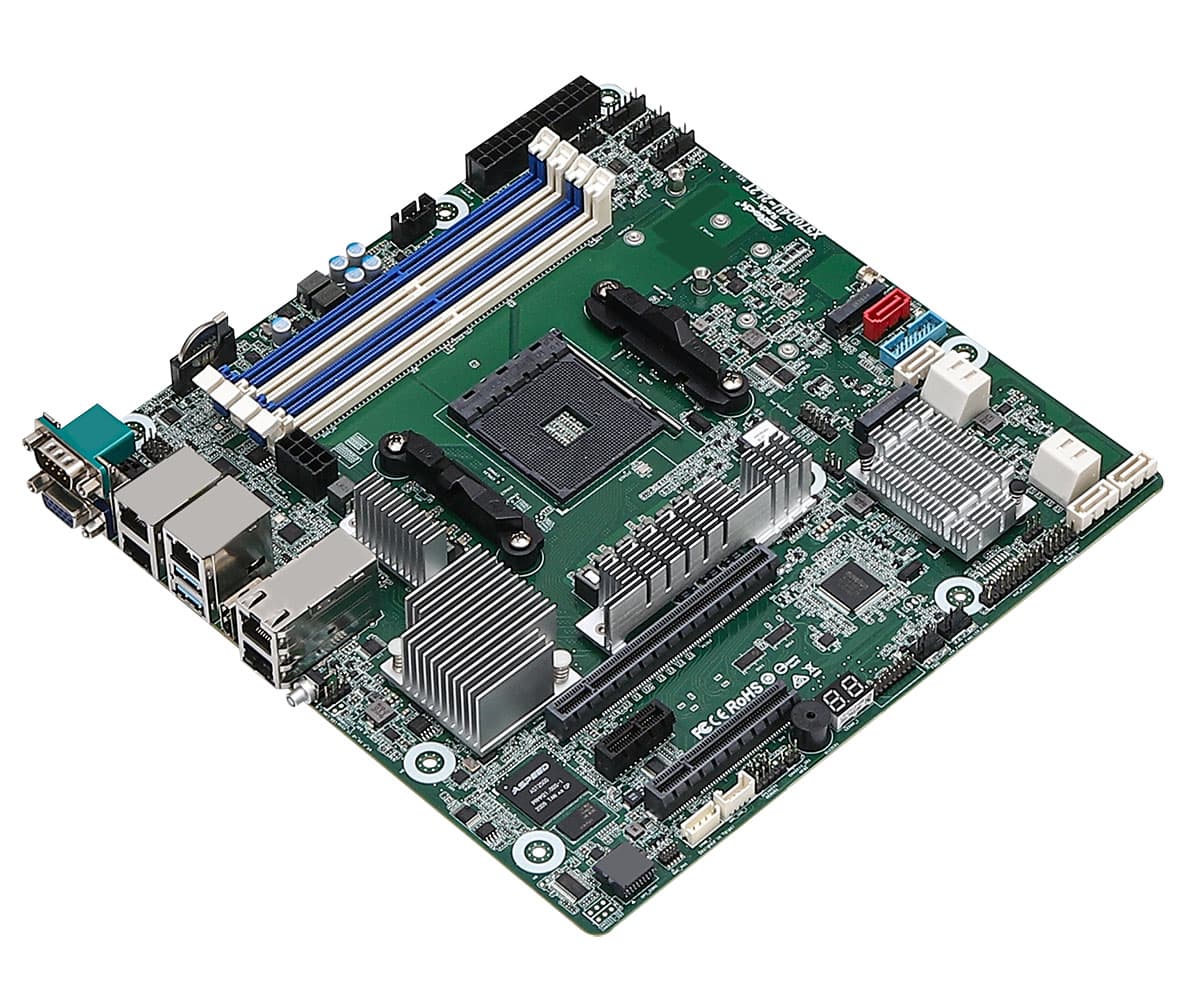 Внутренняя компоновка ASRock Rack X570D4U-2L2T