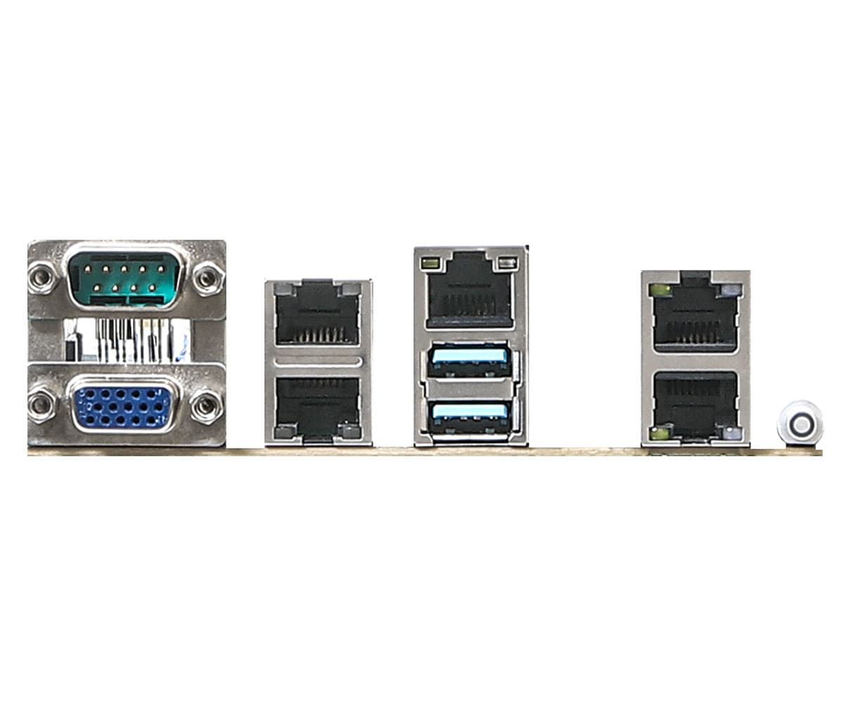 Накопители и задняя панель ASRock Rack X570D4U-2L2T