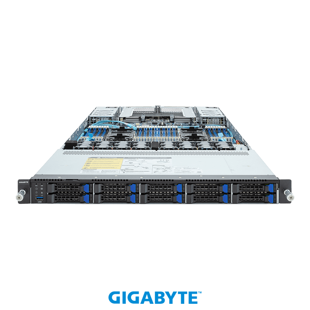 Внутренняя компоновка GIGABYTE R183-S94-AAC2
