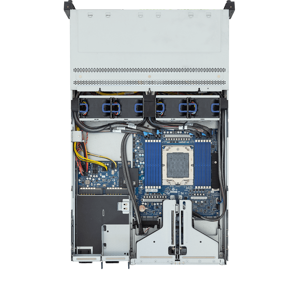 Накопители и задняя панель GIGABYTE R263-Z39-AAJ2