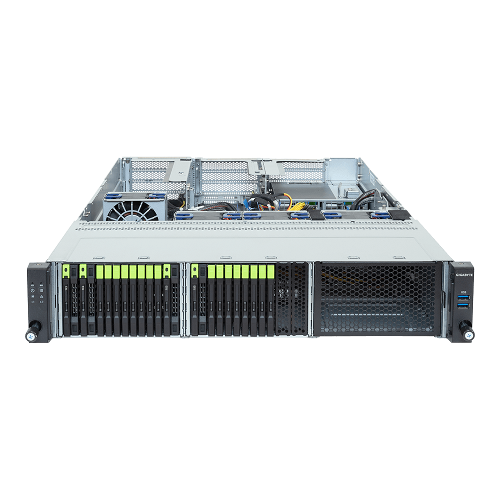 Внутренняя компоновка GIGABYTE R263-ZG5-AAL2