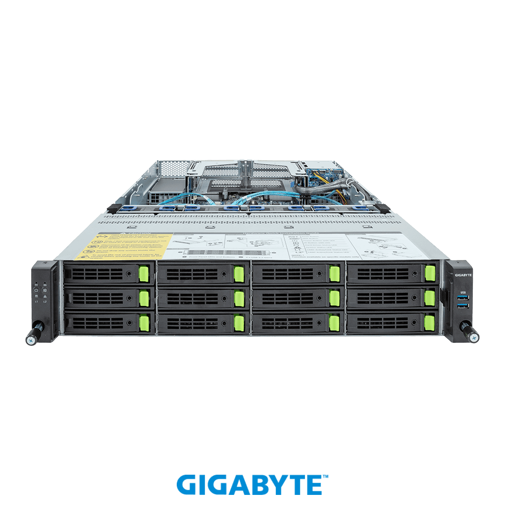 Внутренняя компоновка GIGABYTE R283-S90-AAE3
