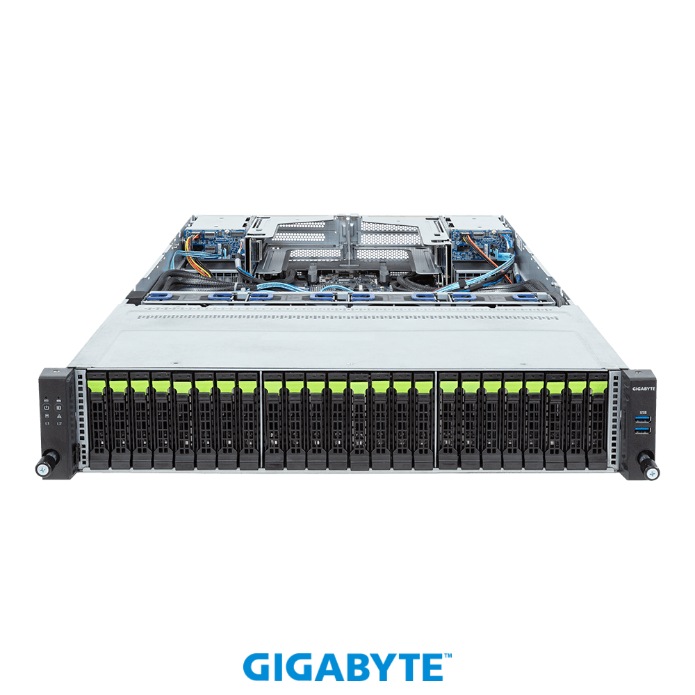 Внутренняя компоновка GIGABYTE R283-S92-AAE1