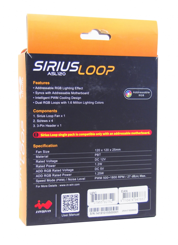 InWin Sirius Loop ASL120